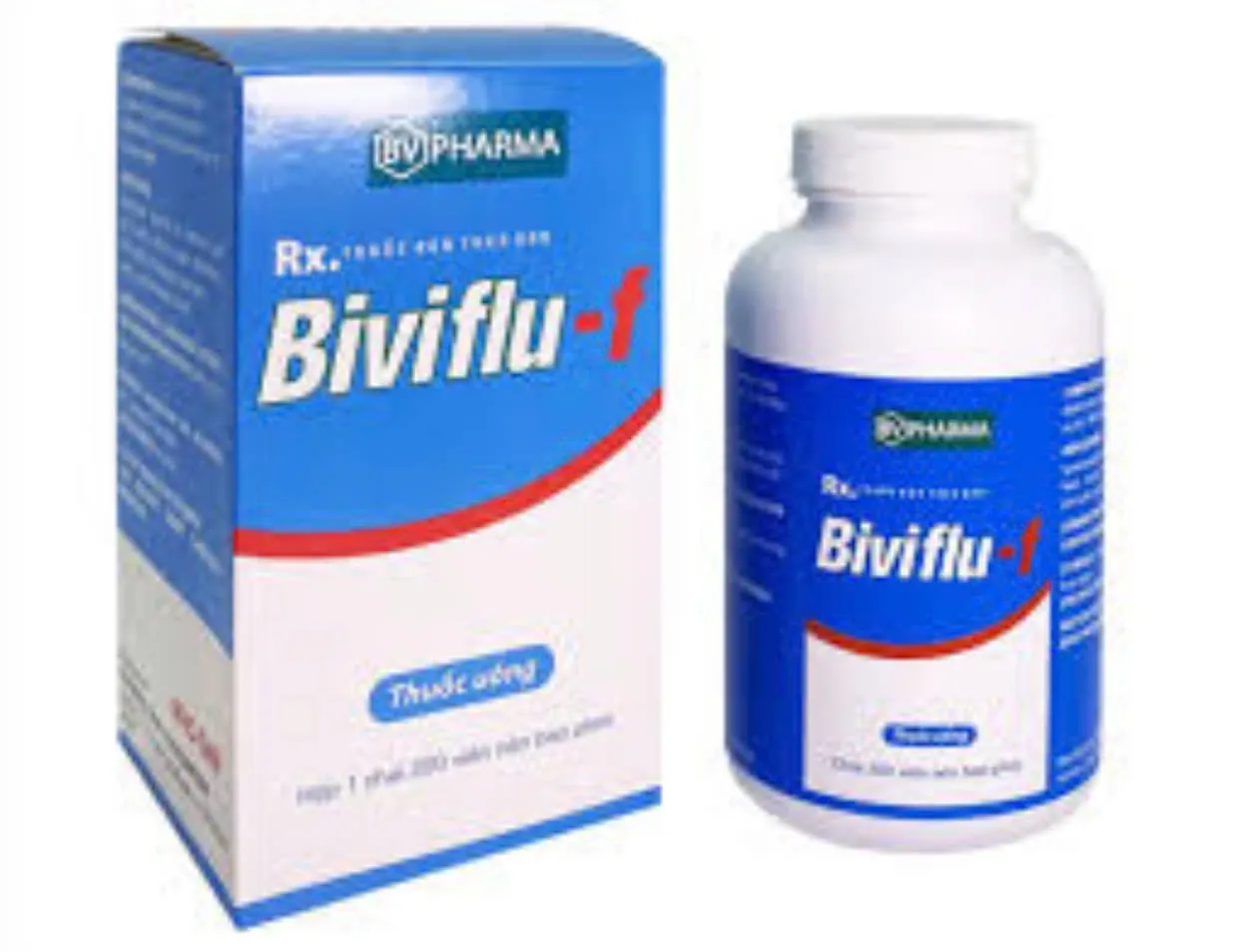 Biviflu F BRV (C/200v) – Viên nén giảm sốt, ho, sổ mũi và dị ứng hiệu quả